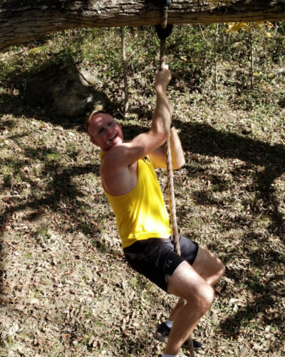 Climbing a rope