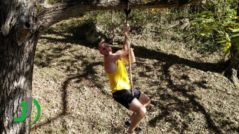 Climbing a rope